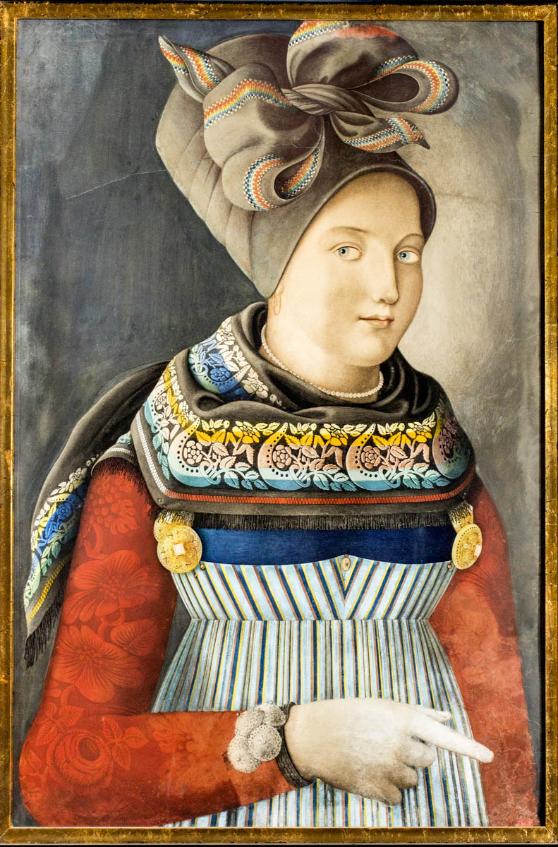 Mädchen in Föhrer Tracht von Oluf Braren